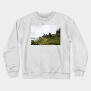 Old man of Storr in Scotland - Landscape Photography Crewneck Sweatshirt